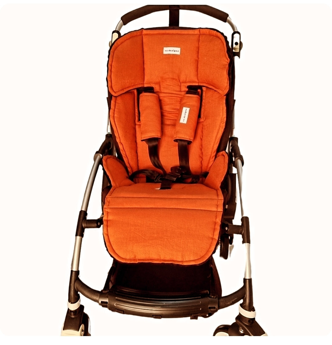 The Ultimate Universal Pram Liner PLUS ➕️ Burnt Orange Linen