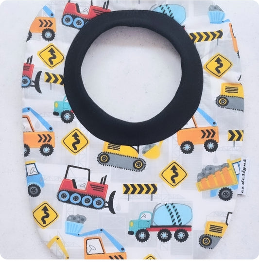 Little Truck Waterproof Pullover Bib