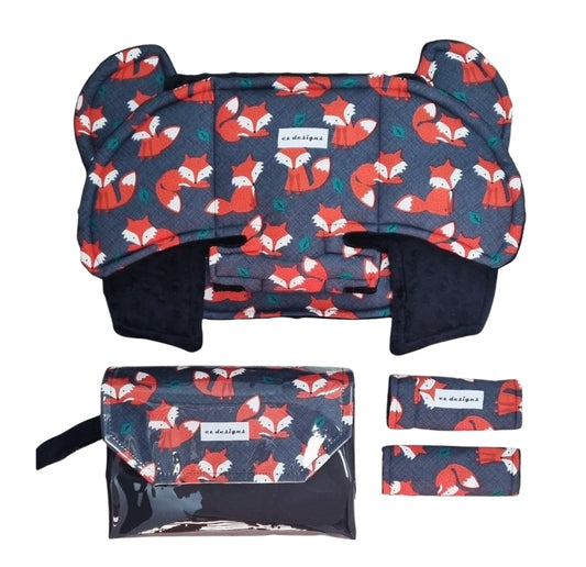 Fox Ultimate Universal Pram Liner and Nappy Clutch Bundle