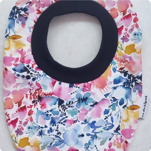 Watercolour flower Waterproof Pullover Bib